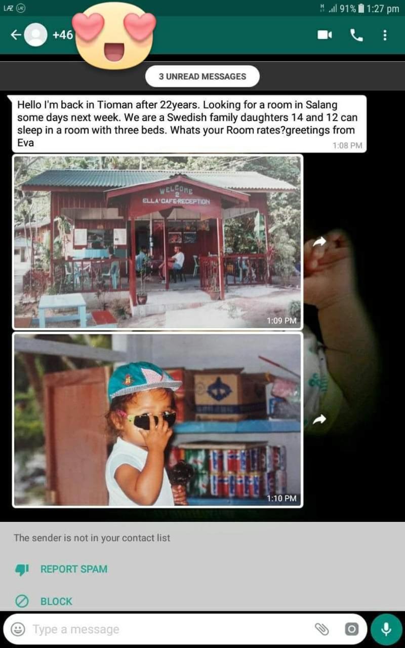 Ella'S Place Salang Tioman Kampong Ayer Batang Kültér fotó
